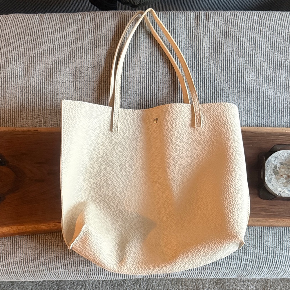Elegant Cream Tote Bag